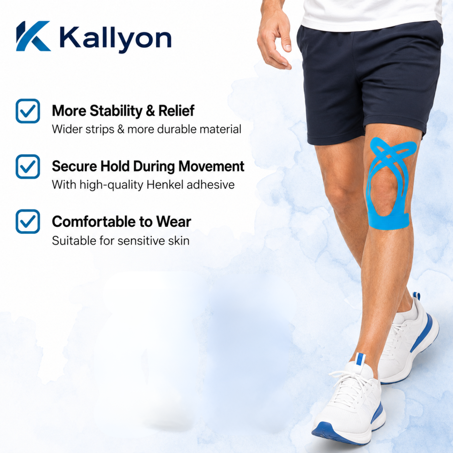 Kinesiology tape for knee