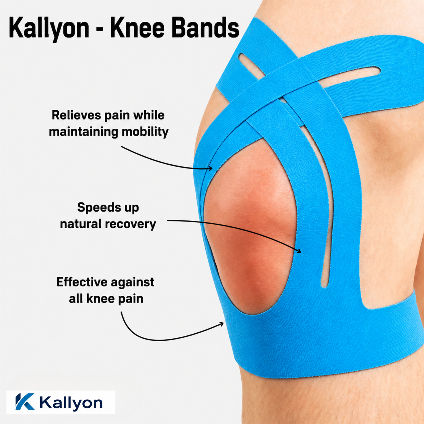 Kinesiology tape for knee