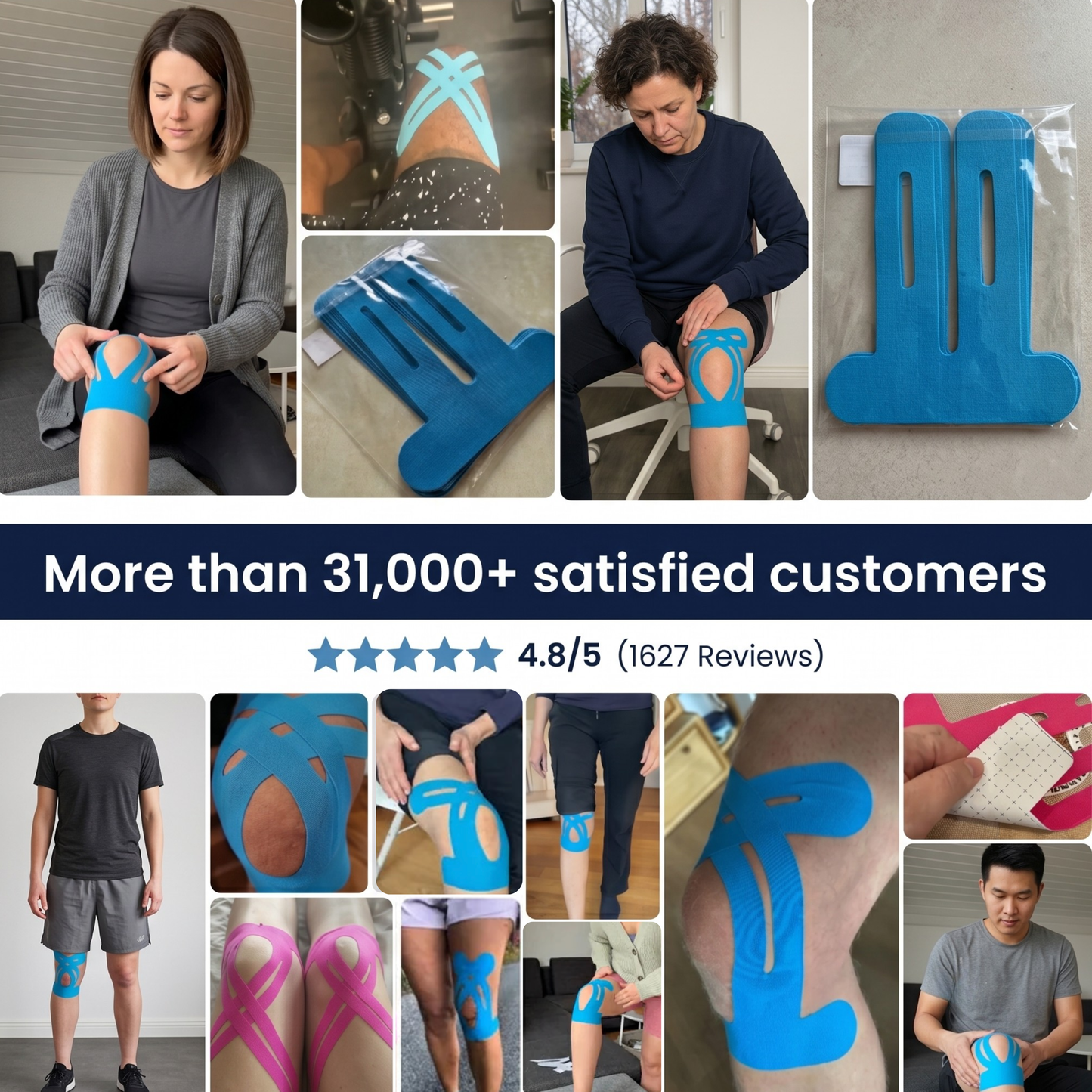 Kinesiology tape for knee