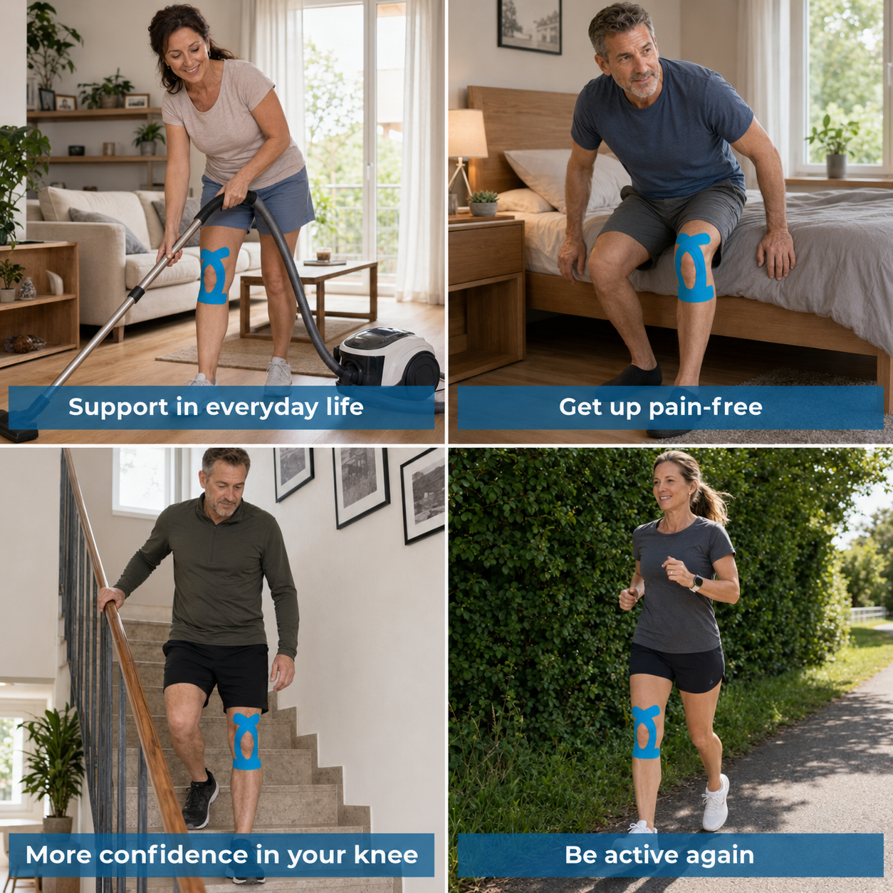 Kinesiology tape for knee