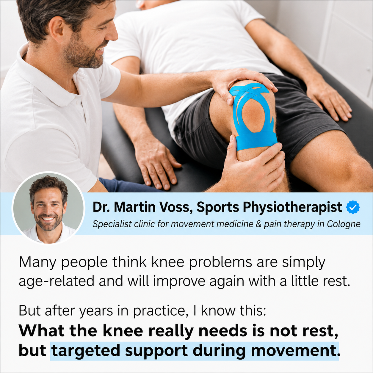 Kinesiology tape for knee
