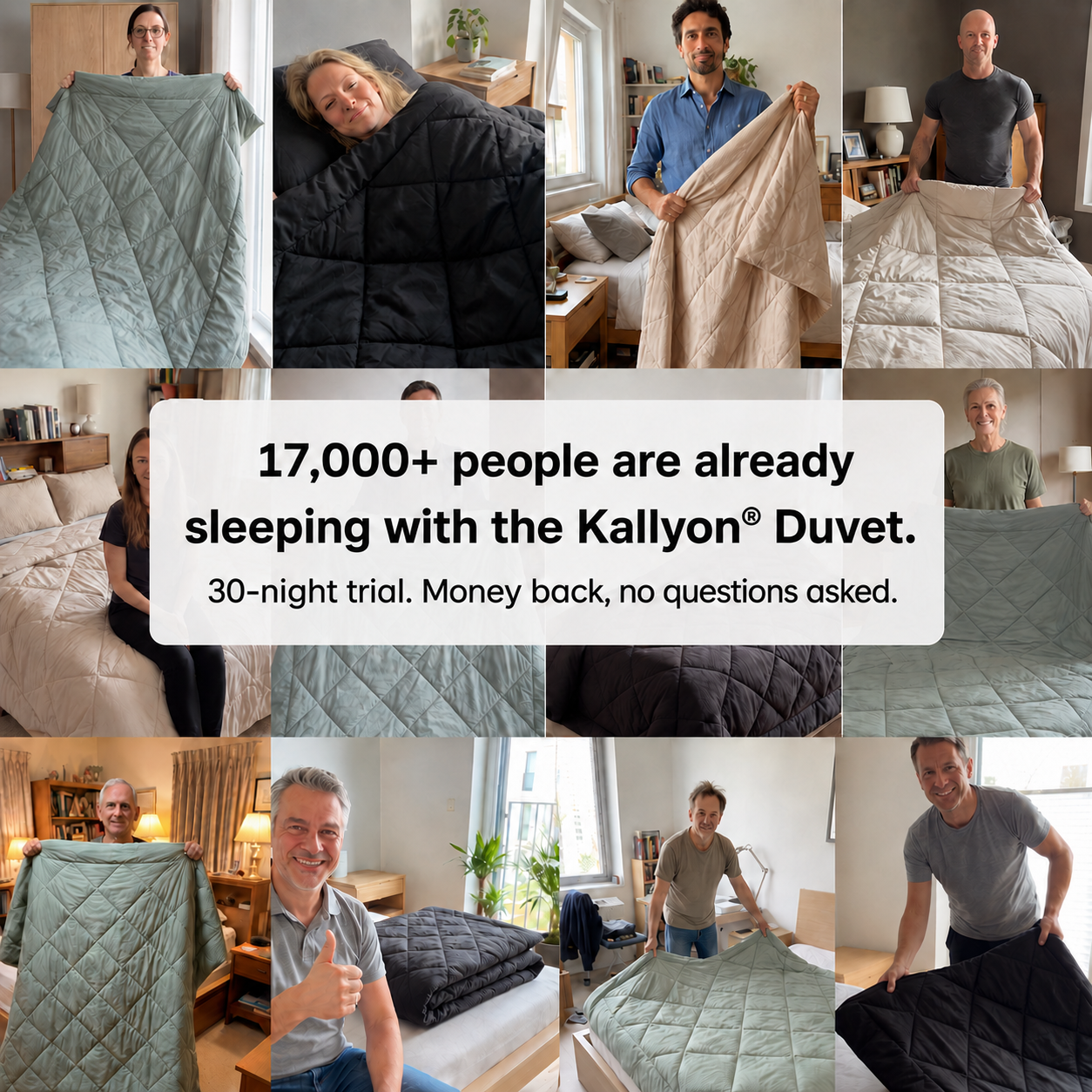 Kallyon® Duvet – The quick-drying 2-in-1 duvet that makes duvet covers unnecessary.