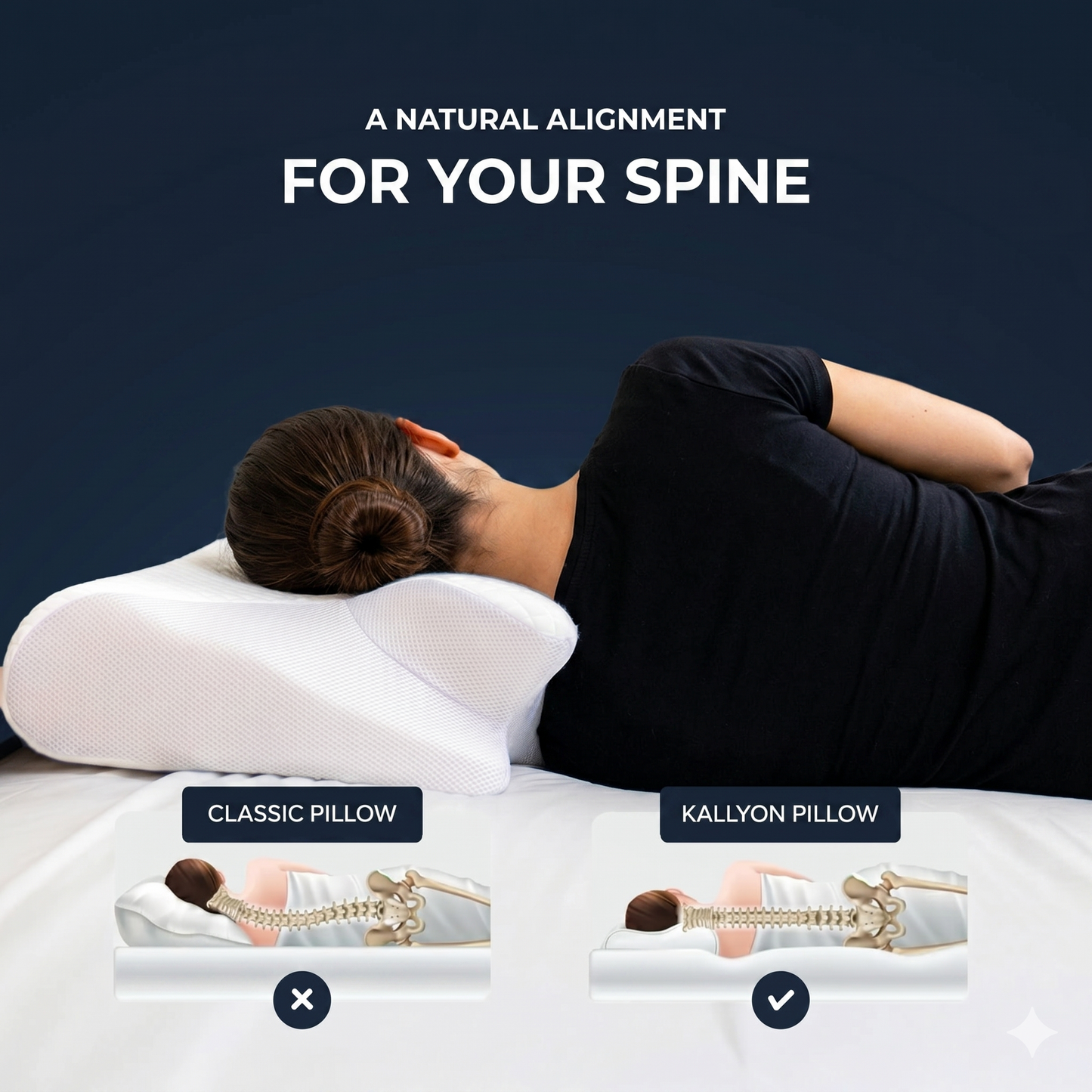 Kallyon Pillow - Wake up pain-free